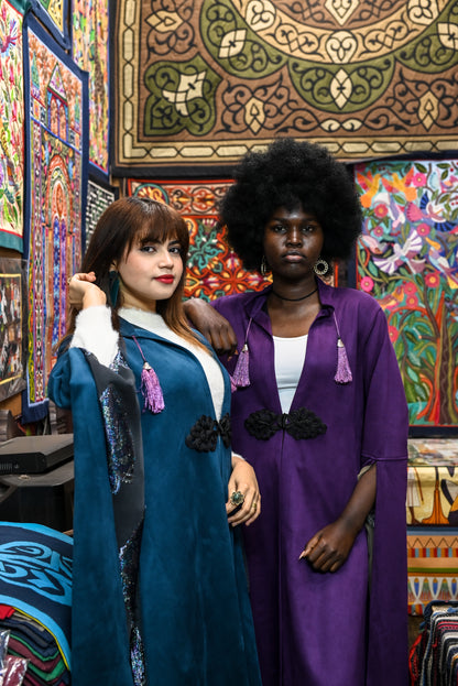 Royal Peacock Kaftan - Imperial Teal