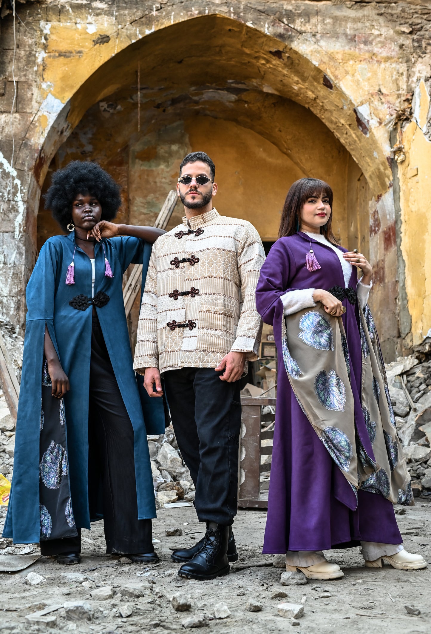 Royal Peacock Kaftan - Imperial Teal