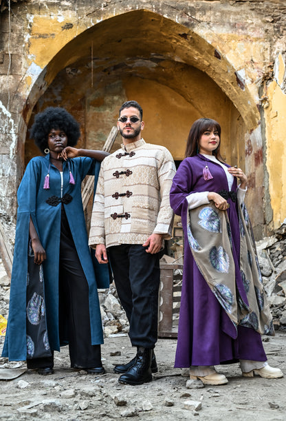 Royal Peacock Kaftan - Imperial Teal