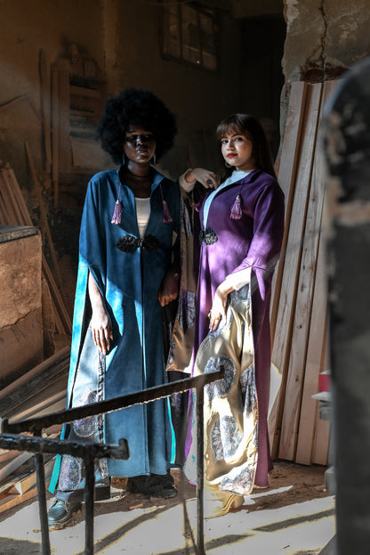 Royal Peacock Kaftan - Imperial Teal